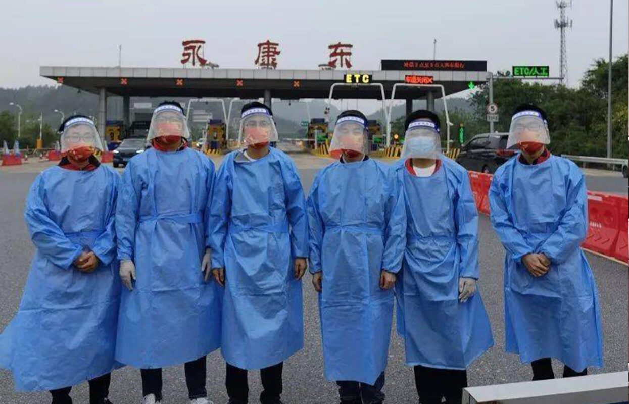 Volunteers from Yongkang Base