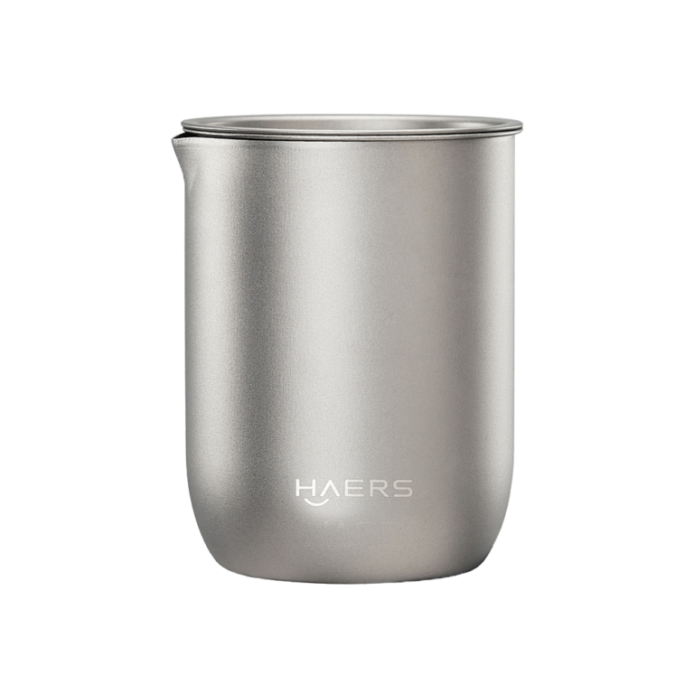 Haers Titanium TeaPot and Cup Set