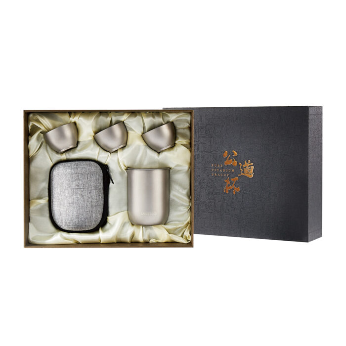 Custom Titanium TeaPot and Cup Set - Haers Drinkware