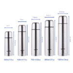 capacities and dimension of Stainless Steel Vacuum Flask - Haers Drinkware