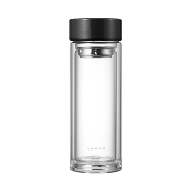 Haers Custom Engraved Glass Water Bottle