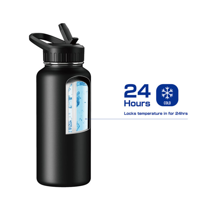 Custom Stainless Steel Thermos Bottle - Haers Drinkware