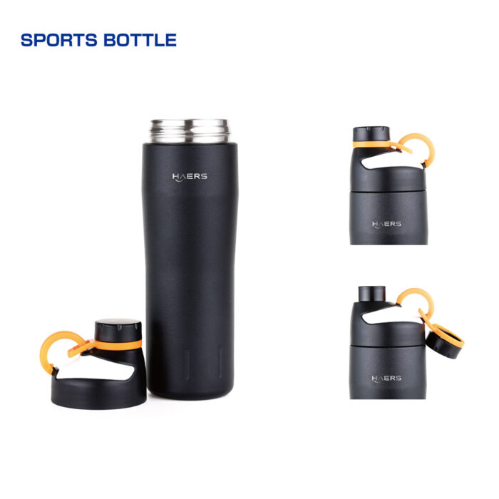 Lid design of Haers stainless steel Sports Cap Water Bottle - Haers Drinkware