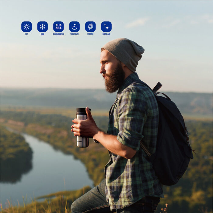 Custom Stainless Steel Thermal Tumbler - Haers Drinkware