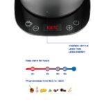 Stainless Steel Thermo Electric Kettle with Multi Temperature Setting - Haers Drinkware