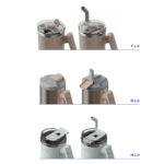 Lid options for Haers Stainless Steel Vacuum Insulated blazerTumbler - Haers Drinkware