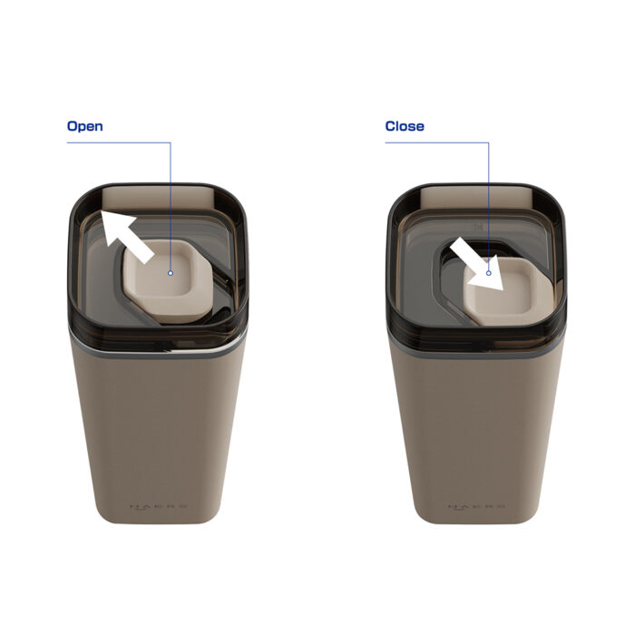 special lid design for Stainless Steel Square Thermal Tumbler - Haers Drinkware