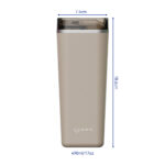 dimension of Stainless Steel Square Thermal Tumbler - Haers Drinkware