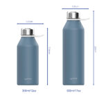 capacity and dimension of Stainless Steel Sports Water Flask - Haers Drinkware