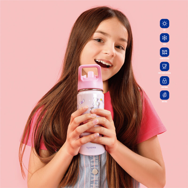 Stainless Steel Vacuum Kids Water Bottle wholesale - Haers Drinkware