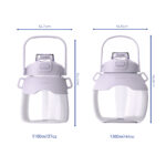 dimension of Large Capacity Jug - Haers Drinkware