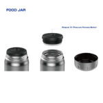 Lid structure of haers insulated lunch box - Haers Drinkware