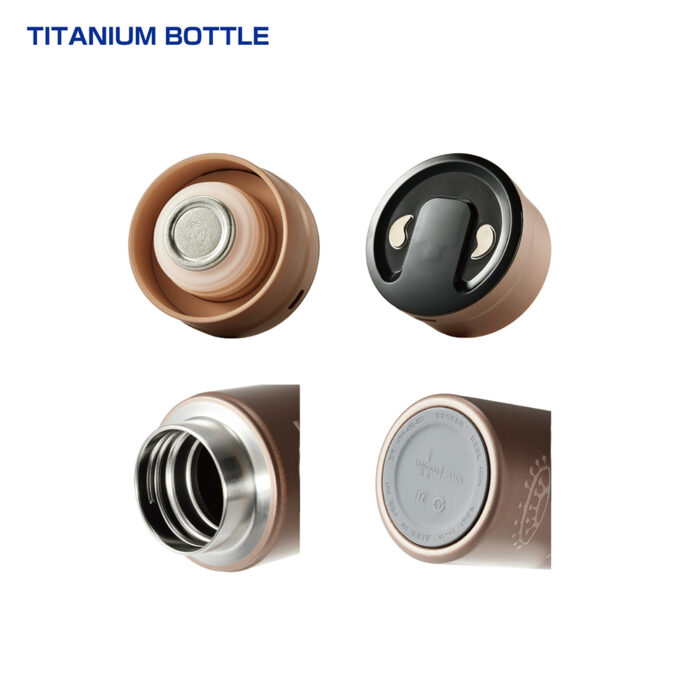 Lid Design of Titanium water Bottle - Haers Drinkware