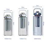 Dimension of Large Capacity Tritan Bottle ODM - Haers Drinkware