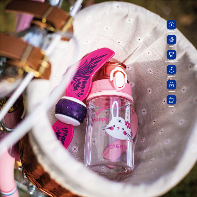 Haers Tritan Kids water Bottle with wrist strap - Haers Drinkware