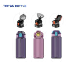 Lid options for Haers Tritan sports bottle - Haers Drinkware