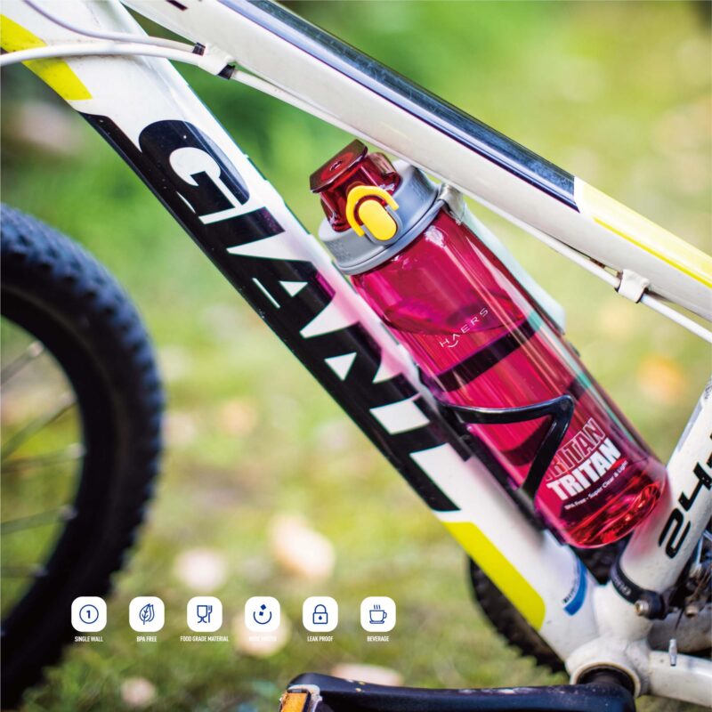 Custom Large Capacity Sports Water Bottle - Haers Drinkware