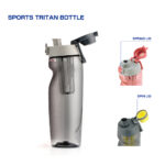 Lid options for Sports Tritan Bottle with shaker - Haers Drinkware
