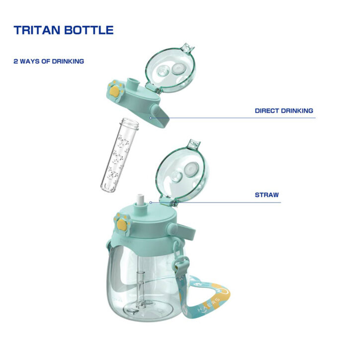 Custom Large Capacity Tritan Bottle - Haers Drinkware