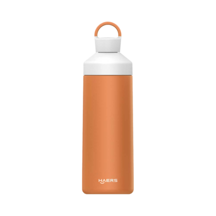 Orange Stainless Steel Thermos Water Bottle - Haers Drinkware