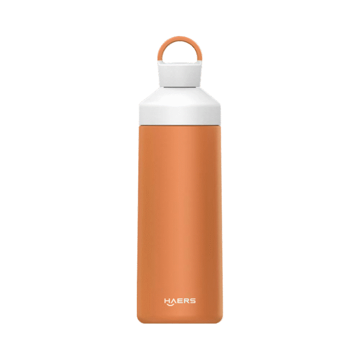 Orange Stainless Steel Thermos Water Bottle