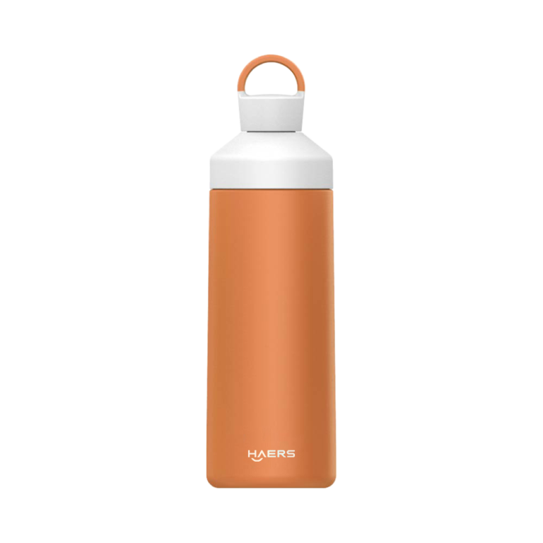 Orange Stainless Steel Thermos Water Bottle