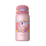 Thermal Kids Water Bottle with Straw - Haers Drinkware
