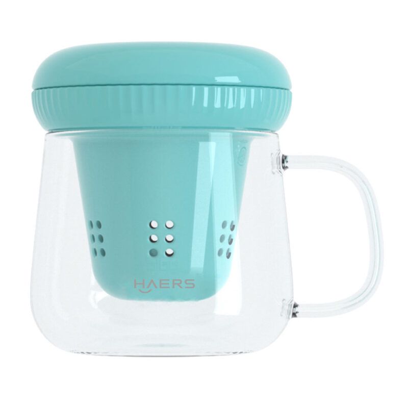 Borosilicate Glass Tea Cups with Filter - Haers Drinkware