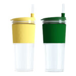 color options of Glass Tumbler with straw - Haers Drinkware
