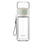 green Glass Tumbler with Lid - Haers Drinkware
