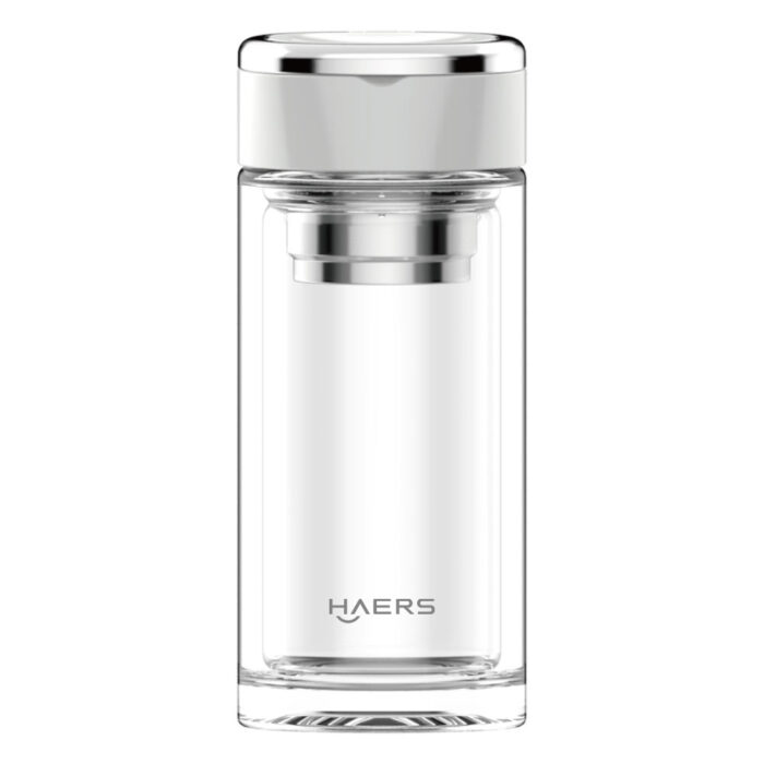 white Borosilicate Glass Tea Cup - Haers Drinkware