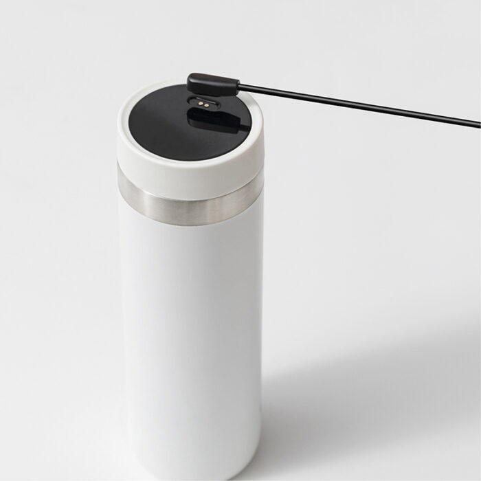 charging from the lid top - Haers Drinkware