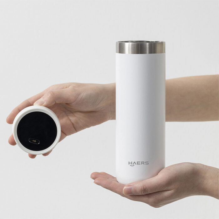 Stainless Steel Smart water bottle with LCD Display - Haers Drinkware