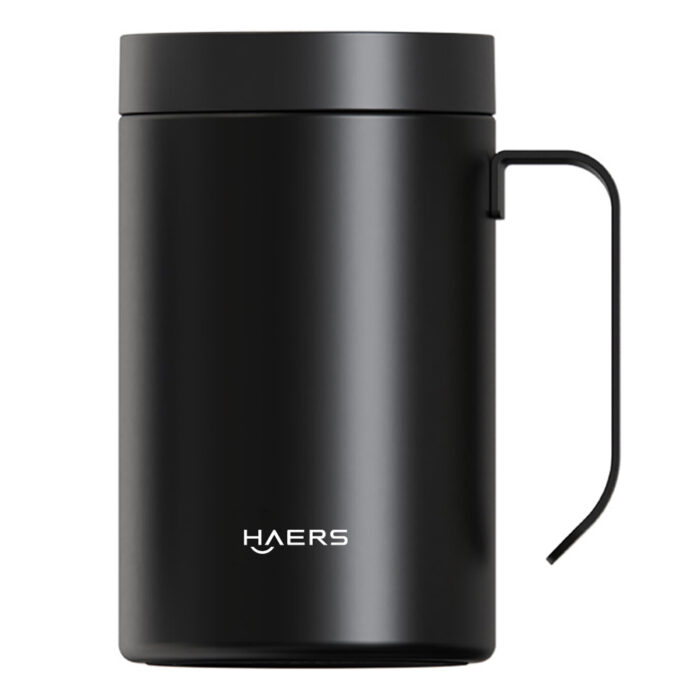 Black Stainless Steel Vacuum Coffee Mug ODM - Haers Drinkware