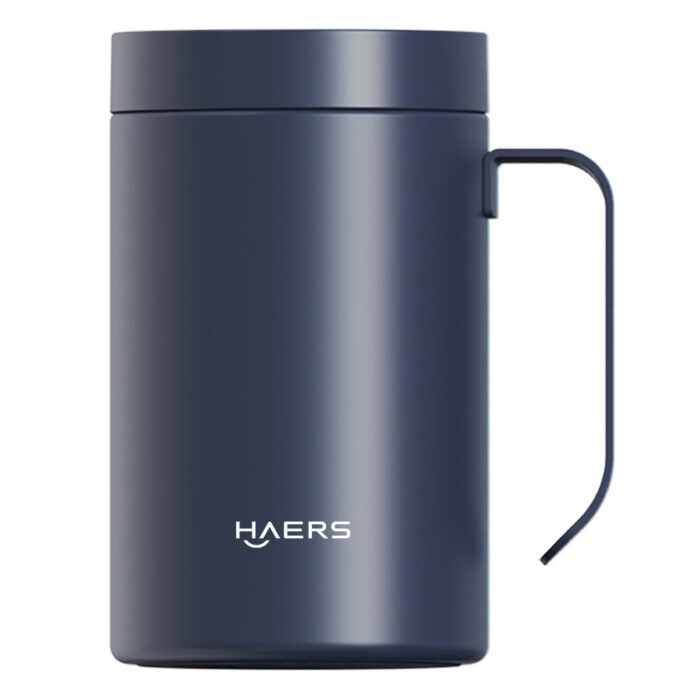 Blue Stainless Steel Vacuum Coffee Mug ODM - Haers Drinkware