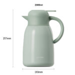 dimension of Thermal Coffee Carafe - Haers Drinkware