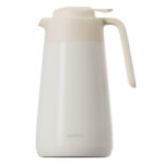 White Stainless Steel Water Carafe with Handle - Haers Drinkware