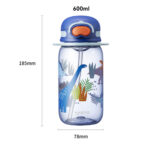 Botella de agua infantil Tritan con boquilla de silicona ODM - Haers Drinkware