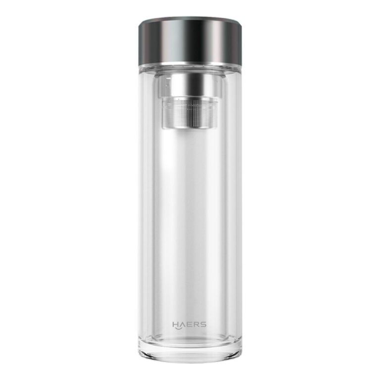 Borosilicate Glass Water Bottle with infuser