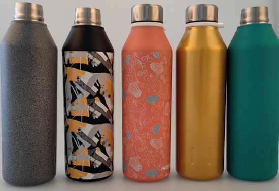 other surface treatment for water bottle
