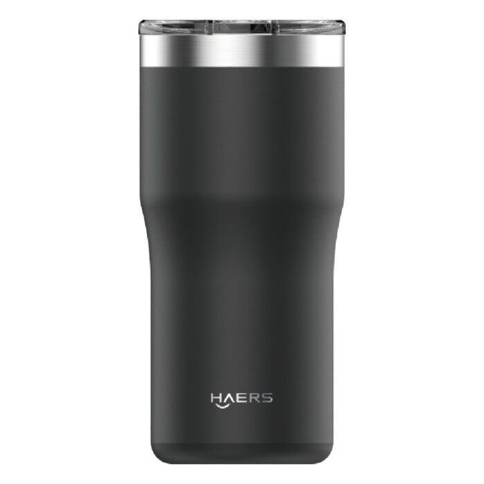 Black Travel Mug - Haers Drinkware