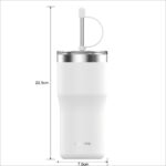 Velikost cestovního hrnku s brčkem na míru - Haers Drinkware