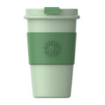 Green Stainless Steel Travel Mug with Silicone Case ODM - Haers Drinkware