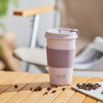 Cốc cà phê bằng thép không gỉ kèm vỏ silicon, bán sỉ | Haers Drinkware