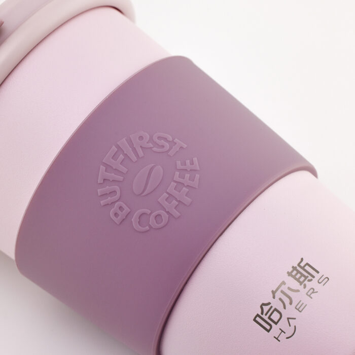 The Silicone sleeve of Stainless Steel Coffee Mug