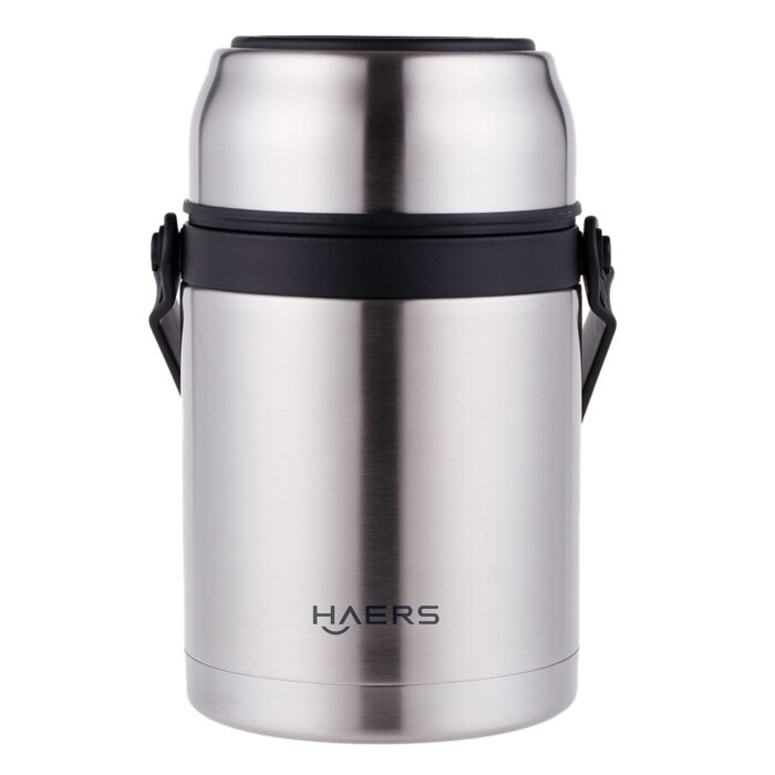Haers Stainless Steel Double Wall Thermal Lunch Box