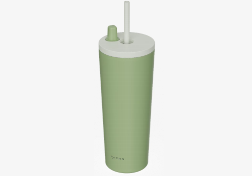 Stainless Steel Tumbler with Detachable Straw Cover