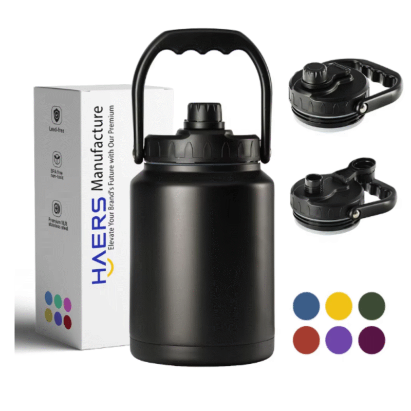 Stainless Steel Leak Proof Insulated Water Jug - Haers Drinkware