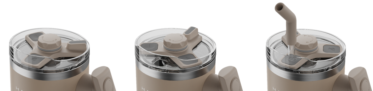 Y lid of blazer tumbler