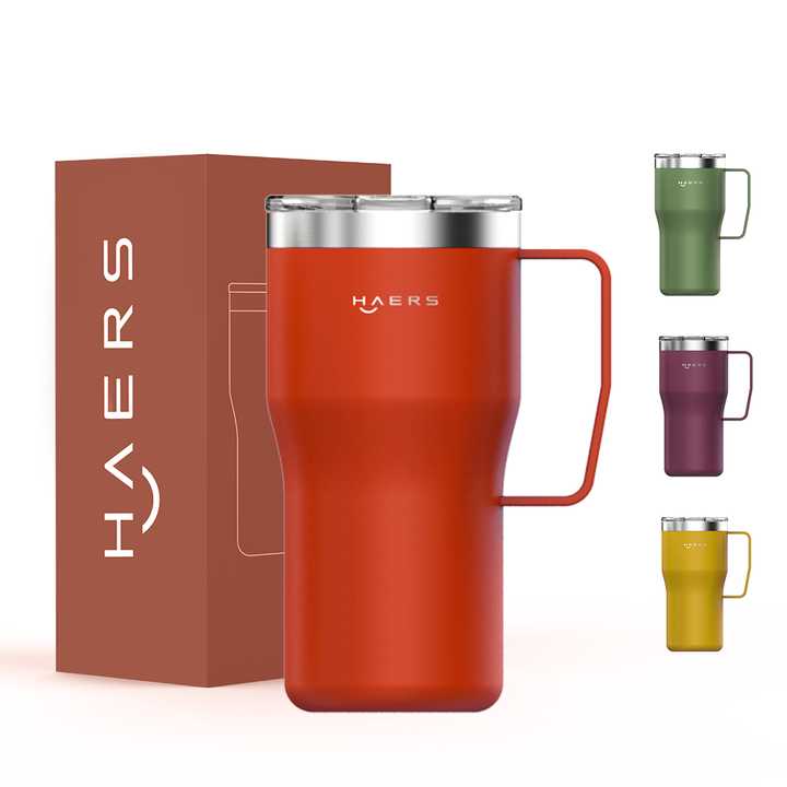 Stainless Steel Thermal Mug with Handle